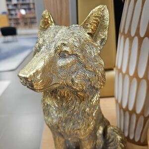 Holiday Lane Midnight Blue Gold Fox Figure Created for Macy's